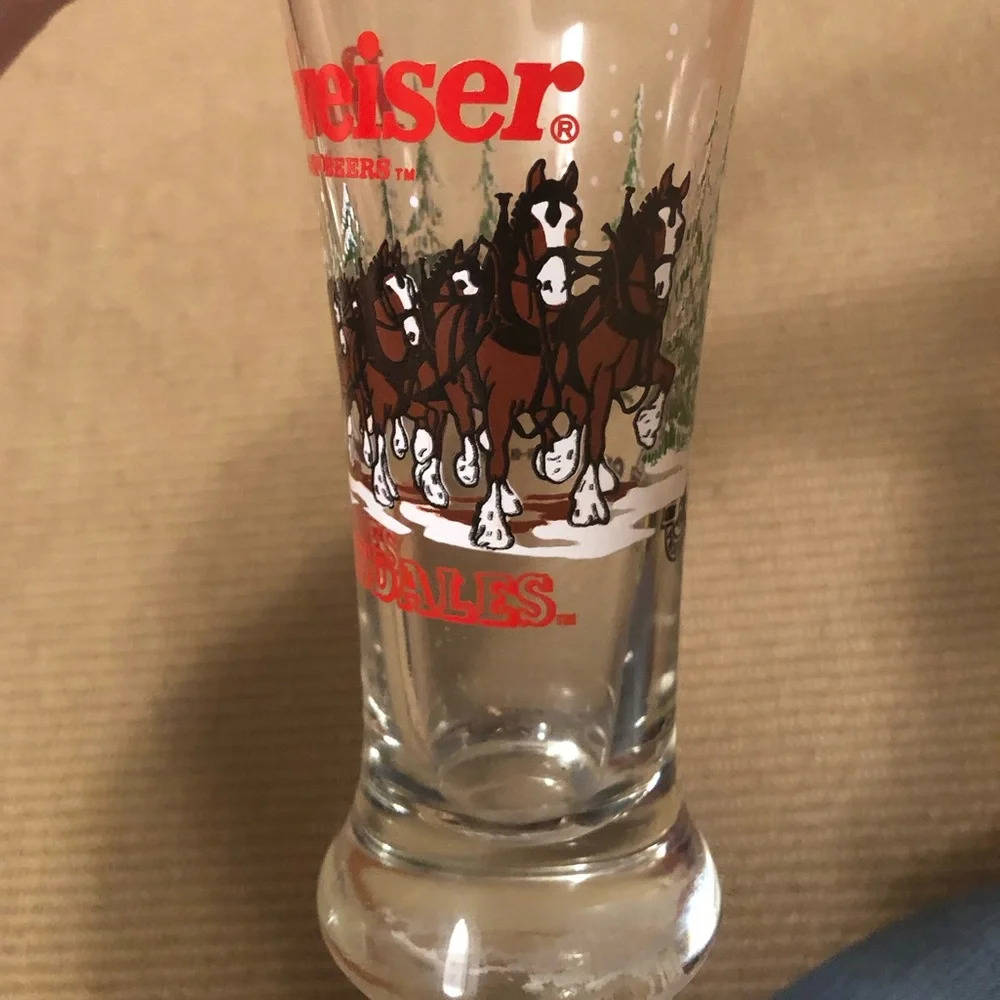 1989 Budweiser Clydesdales Glass - Picture 7 of 8